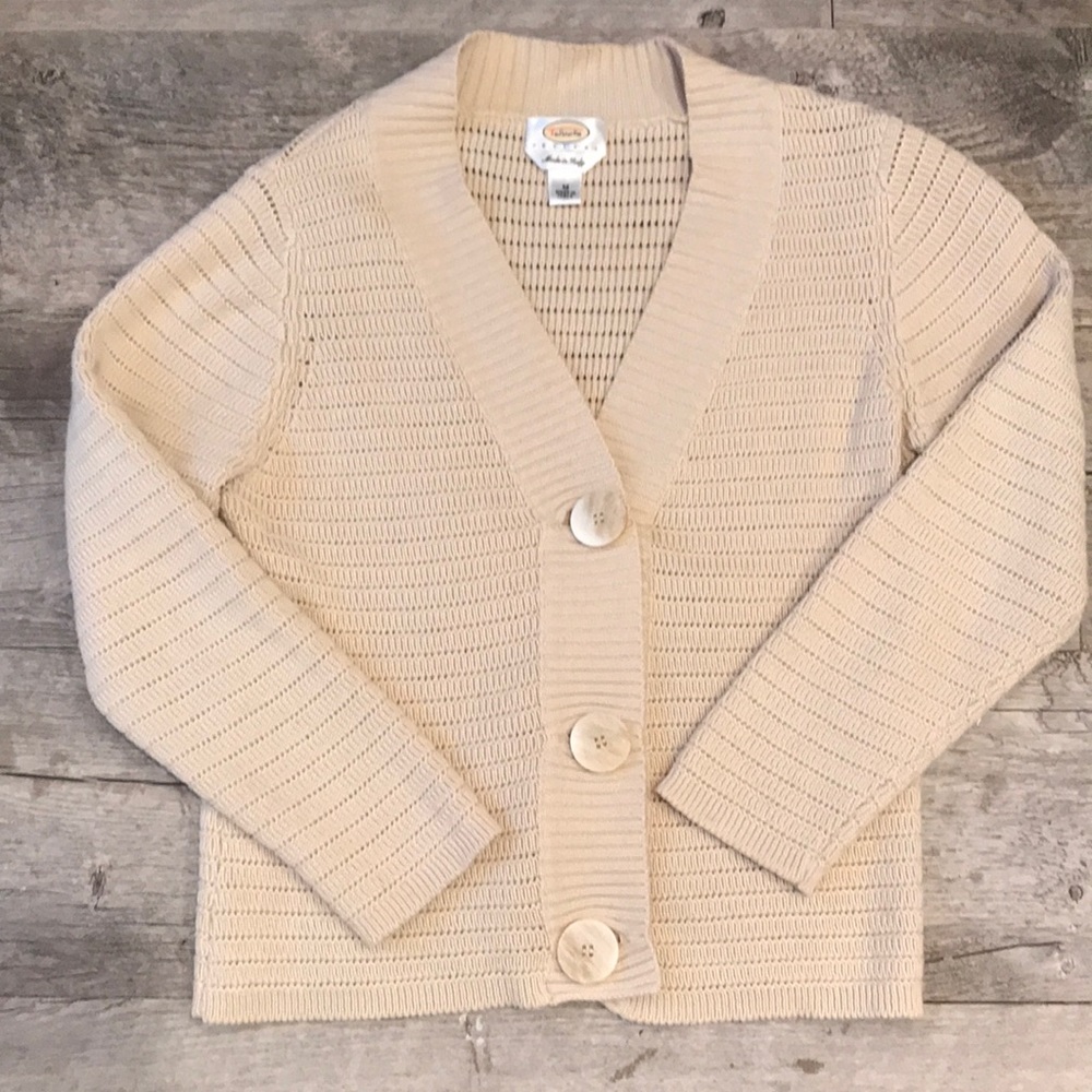 Tan cardigan